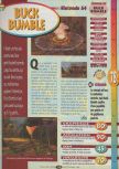 Scan of the review of Buck Bumble published in the magazine Player One 090, page 1