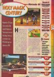 Scan of the review of Holy Magic Century published in the magazine Player One 091, page 1