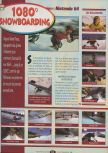 Scan of the review of 1080 Snowboarding published in the magazine Player One 091, page 1