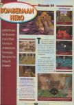 Scan of the review of Bomberman Hero published in the magazine Player One 091, page 1