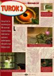 Scan of the review of Turok 2: Seeds Of Evil published in the magazine Player One 092, page 1
