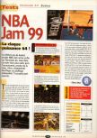 Scan of the review of NBA Jam '99 published in the magazine Player One 093, page 1