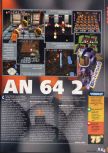 Scan of the review of Bomberman 64: The Second Attack published in the magazine X64 26, page 2