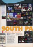 Scan of the review of South Park Rally published in the magazine X64 27, page 1