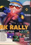 Scan of the review of South Park Rally published in the magazine X64 27, page 2