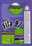 Scan of the preview of FIFA 64 published in the magazine Super Power 046, page 4