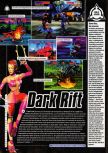Scan of the preview of Dark Rift published in the magazine Super Power 047, page 6