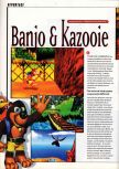 Scan of the preview of Banjo-Kazooie published in the magazine Super Power 047, page 3