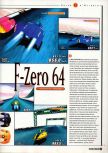 Scan of the preview of F-Zero X published in the magazine Super Power 047, page 9