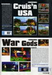 Scan of the review of Cruis'n USA published in the magazine Super Power 047, page 1