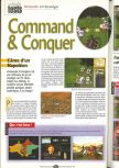 Scan of the review of Command & Conquer published in the magazine Player One 100, page 1