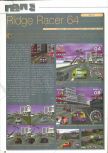 Scan of the preview of Ridge Racer 64 published in the magazine Consoles News 37, page 4