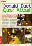 Scan of the review of Donald Duck: Quack Attack published in the magazine Actu & Soluces 64 04, page 1