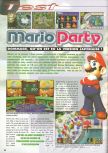 Scan of the review of Mario Party published in the magazine Consoles News 30, page 1