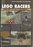 Scan of the preview of Lego Racers published in the magazine Consoles News 30, page 1