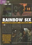 Scan of the preview of Tom Clancy's Rainbow Six published in the magazine Consoles News 30, page 1