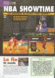 Scan of the preview of NBA Showtime: NBA on NBC published in the magazine Consoles News 30, page 1