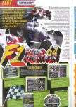 Scan of the review of F1 Pole Position 64 published in the magazine Le Magazine Officiel Nintendo 02, page 1