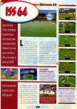 Scan of the review of International Superstar Soccer 64 published in the magazine Player One 077, page 1