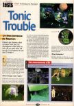Scan of the review of Tonic Trouble published in the magazine Player One 101, page 1