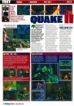 Scan du test de Quake II paru dans le magazine Consoles Max 02, page 1