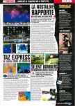 Scan de la preview de Taz Express paru dans le magazine Consoles Max 02, page 1