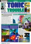 Scan de la preview de Tonic Trouble paru dans le magazine Consoles Max 02, page 1