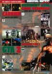 Scan of the preview of Resident Evil 2 published in the magazine Consoles Max 02, page 19