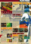 Scan of the preview of Earthworm Jim 3D published in the magazine Consoles Max 02, page 1