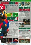 Scan de la preview de Mario Golf paru dans le magazine Consoles Max 02, page 1