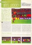 Scan of the review of International Superstar Soccer 2000 published in the magazine Consoles News 48, page 1