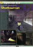 Scan of the preview of Shadow Man published in the magazine Ultra 64 1, page 55