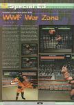 Scan of the preview of WWF War Zone published in the magazine Ultra 64 1, page 1