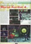 Scan of the preview of Mortal Kombat 4 published in the magazine Ultra 64 1, page 39