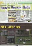 Scan of the preview of NFL Quarterback Club '99 published in the magazine Ultra 64 1, page 1