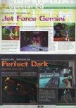 Scan of the preview of Jet Force Gemini published in the magazine Ultra 64 1, page 28