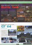 Scan of the preview of Battletanx published in the magazine Ultra 64 1, page 1
