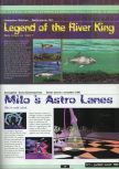 Scan of the preview of Milo's Astro Lanes published in the magazine Ultra 64 1, page 37