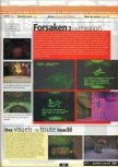 Scan of the review of Forsaken published in the magazine Ultra 64 1, page 2