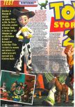 Scan of the review of Toy Story 2 published in the magazine Le Magazine Officiel Nintendo 23, page 1