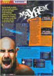Scan of the review of WCW Mayhem published in the magazine Le Magazine Officiel Nintendo 23, page 1