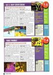 Scan du test de Gex 3: Deep Cover Gecko paru dans le magazine Nintendo Power 124, page 1