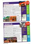Scan of the review of Roadsters published in the magazine Nintendo Power 128, page 1