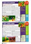 Scan of the review of Elmo's Letter Adventure published in the magazine Nintendo Power 129, page 1