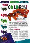 Scan of the article What color are you? published in the magazine Nintendo Power 130, page 1