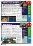 Scan of the review of Brunswick Circuit Pro Bowling published in the magazine Nintendo Power 130, page 1