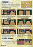 Scan of the walkthrough of Brunswick Circuit Pro Bowling published in the magazine Nintendo Power 130, page 5
