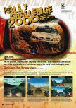 Scan of the walkthrough of Rally Challenge 2000 published in the magazine Nintendo Power 130, page 1