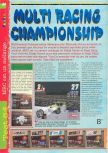 Scan of the review of Multi Racing Championship published in the magazine Gameplay 64 02, page 1