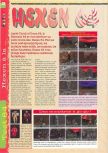 Scan du test de Hexen paru dans le magazine Gameplay 64 02, page 1